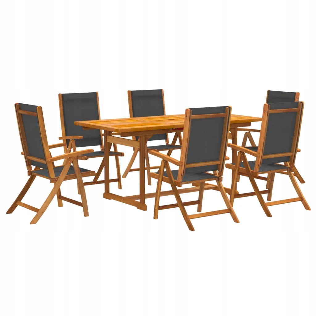 Set zahradního nábytku dřevo vidaXL béžová 1 el.