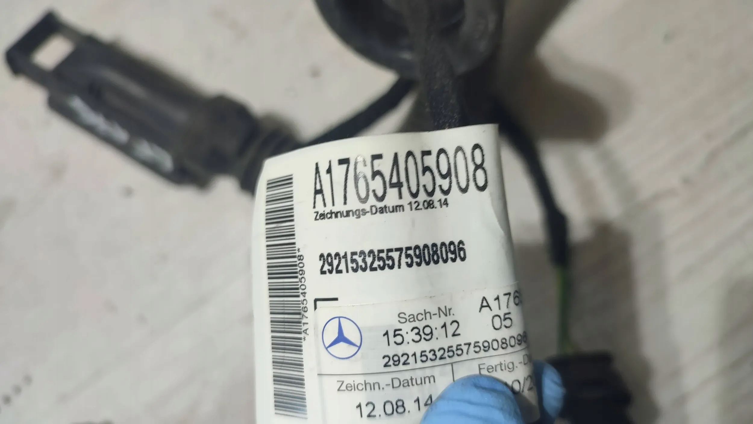Mercedes-Benz A-classa W176 17r. 1.5cdi rear part side left bundle door