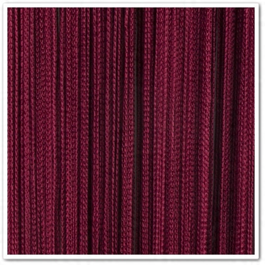 

Bordowa Firanka firana makarony sznurki 100 x 200