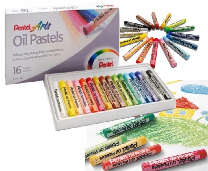 

Pentel Pastele Olejne kredki pastelowe