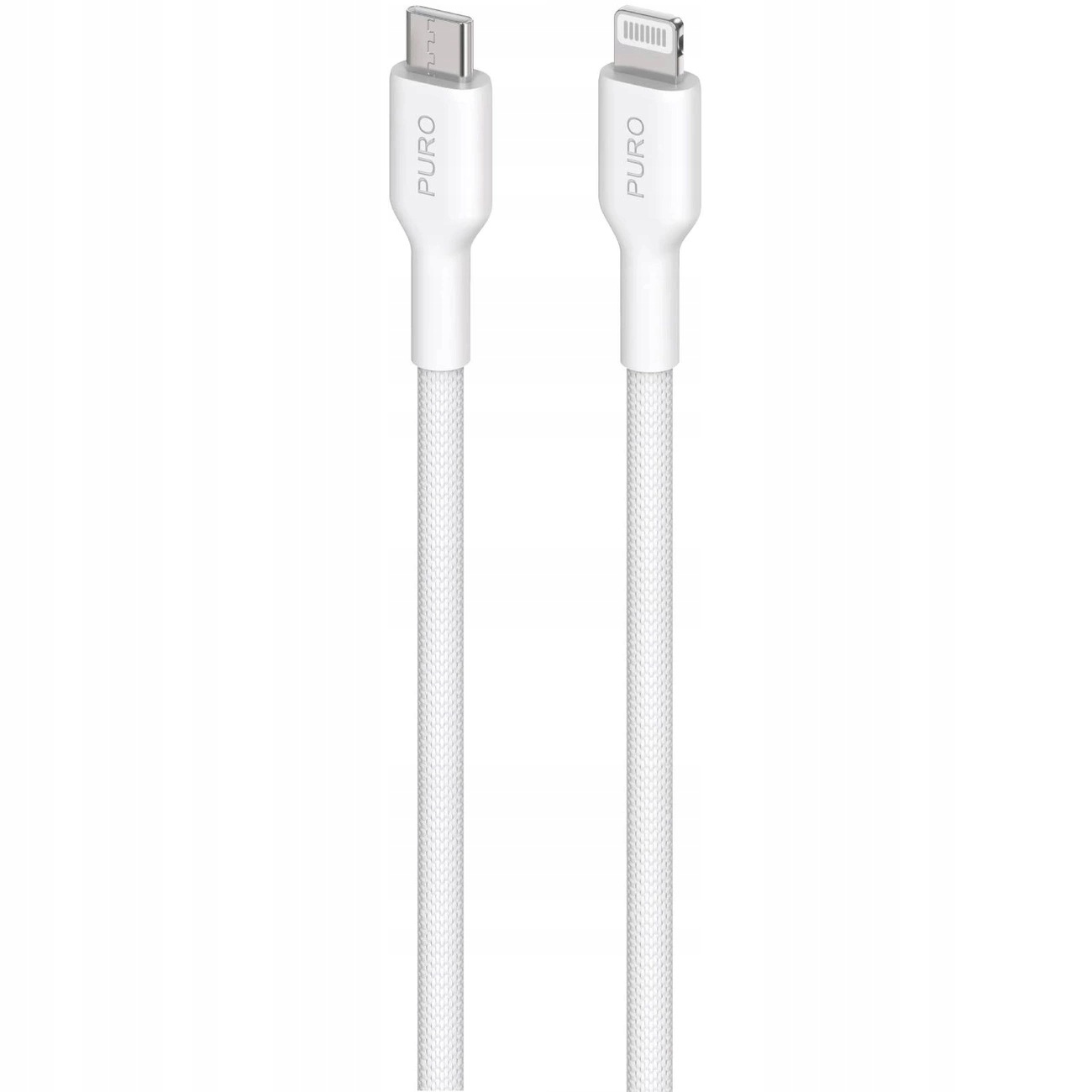 Kabel Puro Fabrik Usb-c Lightning z Mfi 1,2m biały