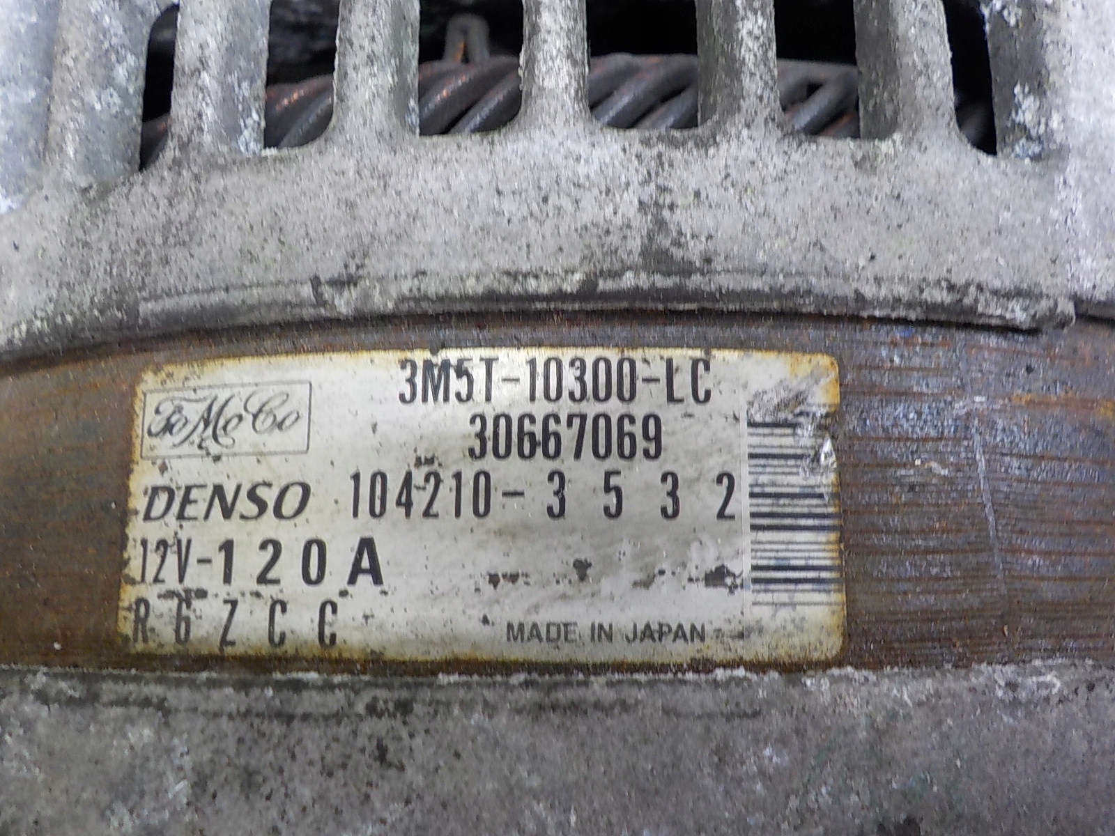 FORD C-MAX ALTERNATOR 3M5T-10300-LC