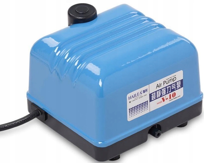 Pompa napowietrzająca napowietrzacz oczka wodnego akwarium 600 l/h V-10