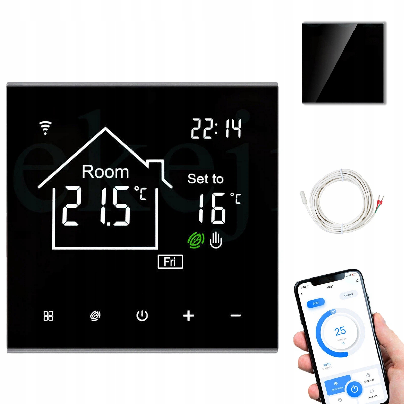 Pokojový Termostat Wifi Digitální Regulátor 16A