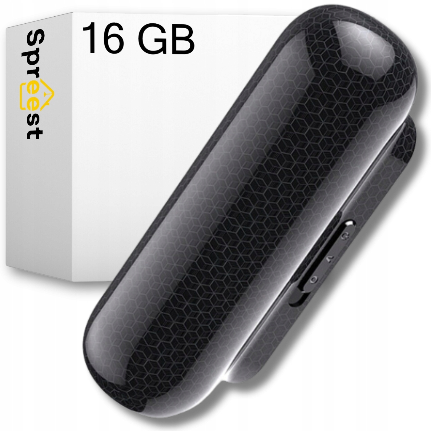 Špionážní Diktafon Mini Digitální Odposlech Malý Flash Disk 16GB Magnet