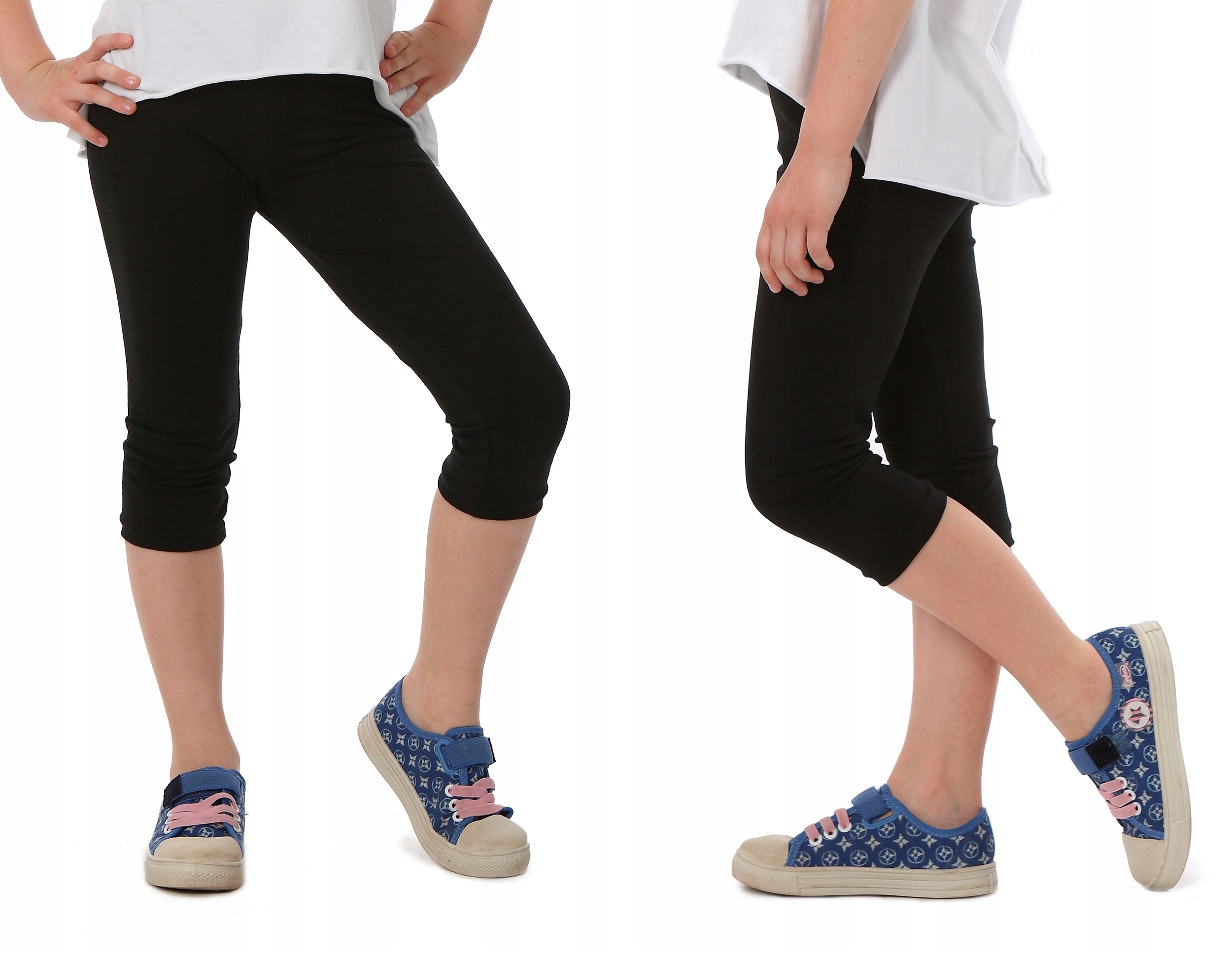 

Legginsy Getry Rybaczki 3/4 Gładkie 152 cm Prod.PL