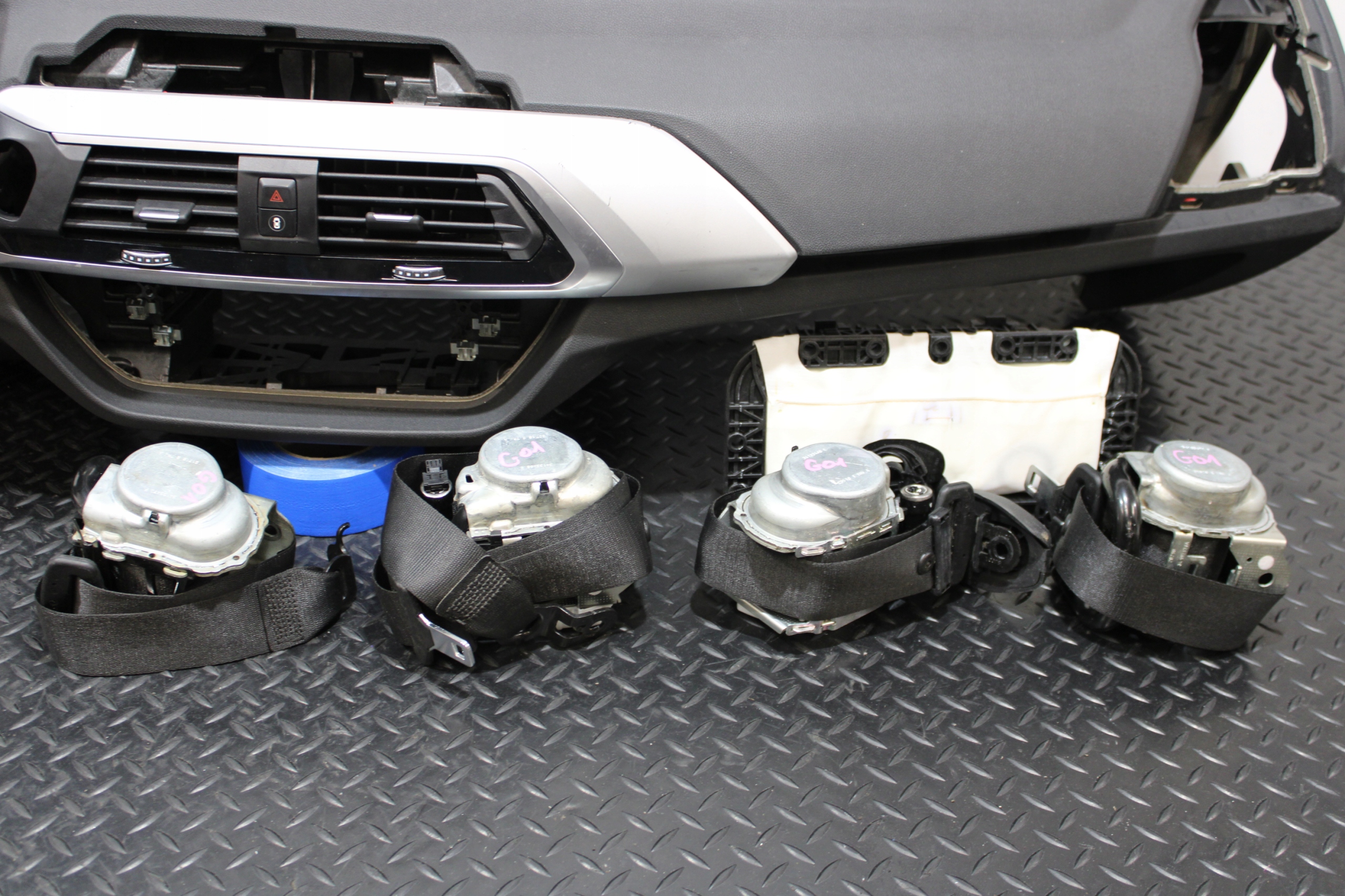dashboard console airbag airbags BMW X3 G01