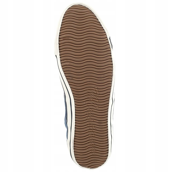 Buty Męskie Trampki Mustang 36A034 Granatowe Jeans Rozmiar 43