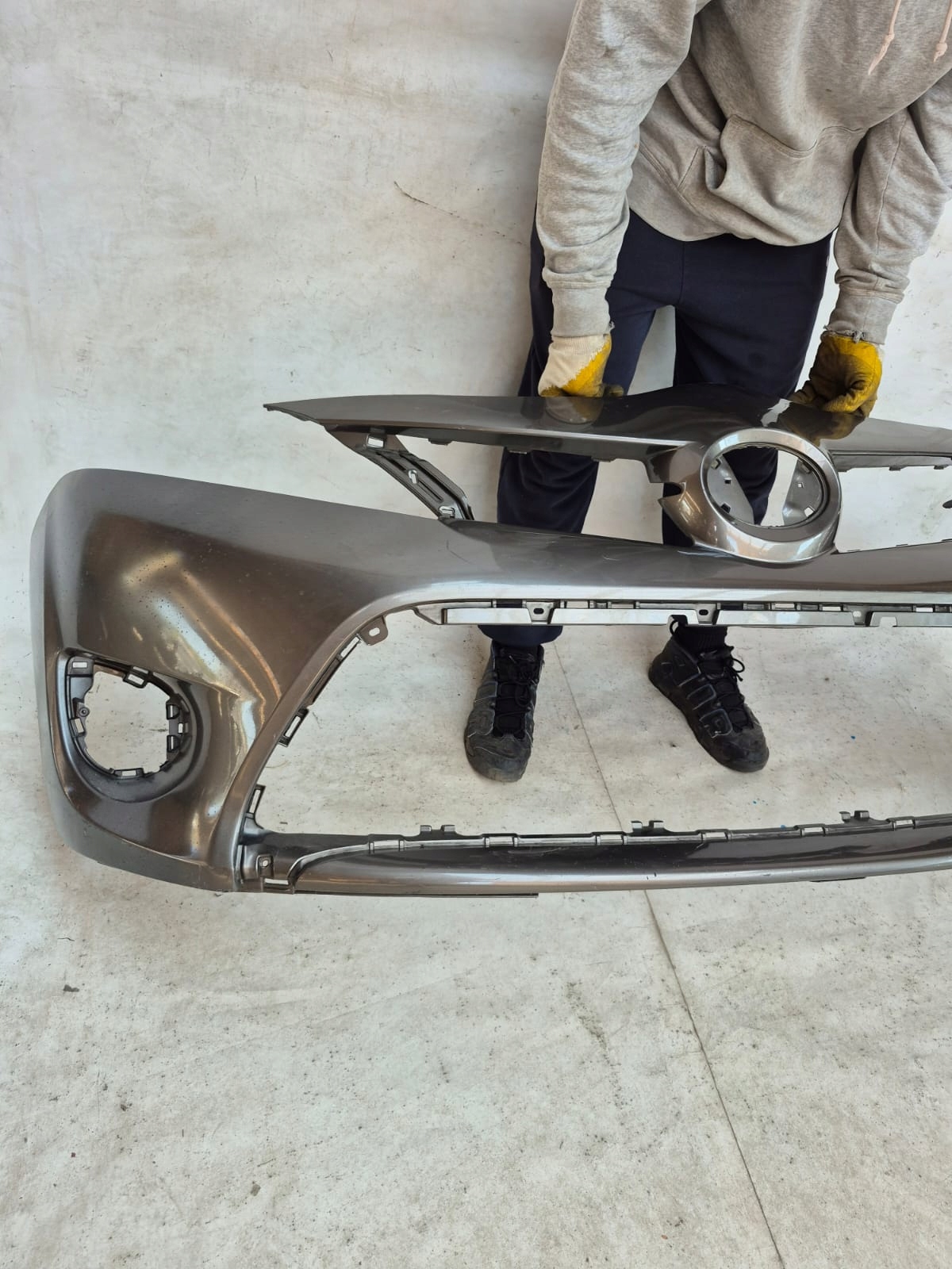 TOYOTA VERSO LIFT 13- bumper front front without DZIUR 52119-0F120