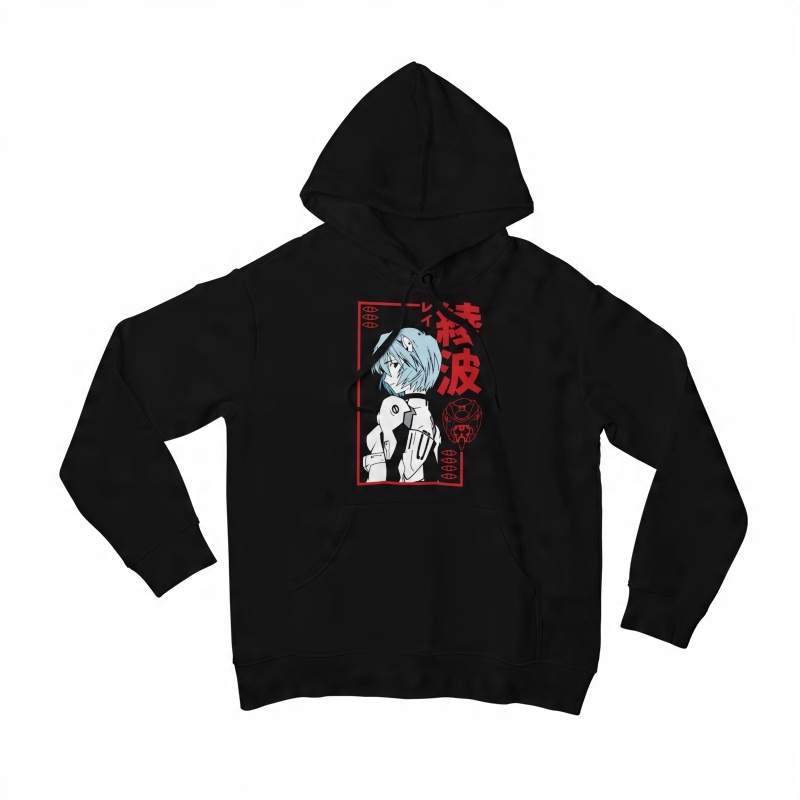 

Bluza Evangelion Anime Manga Czarna 3 M