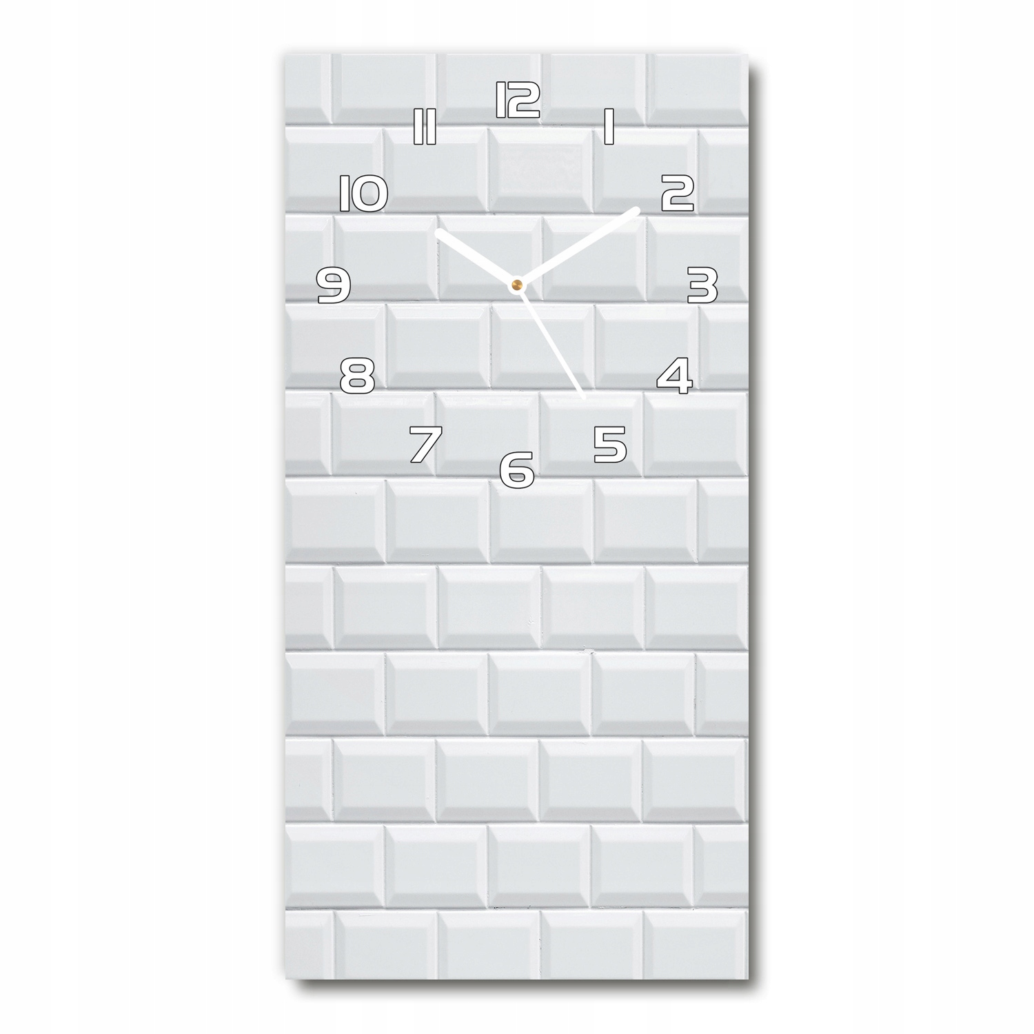 

Szklany zegar na ścianę Ceramiczna ściana 30x60cm