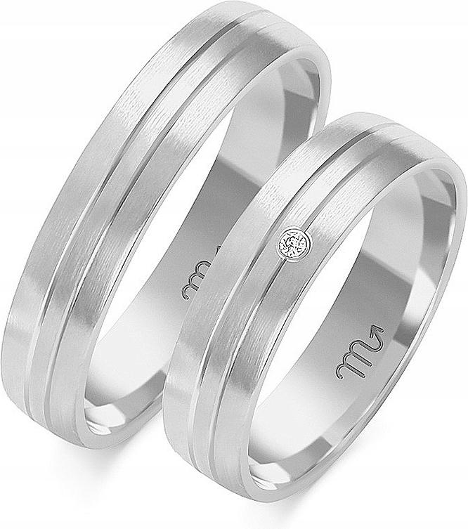 Zlaté snubní prsteny na svatbu diamant 585 r32 33 34 – jedinečná kolekce pro svatba