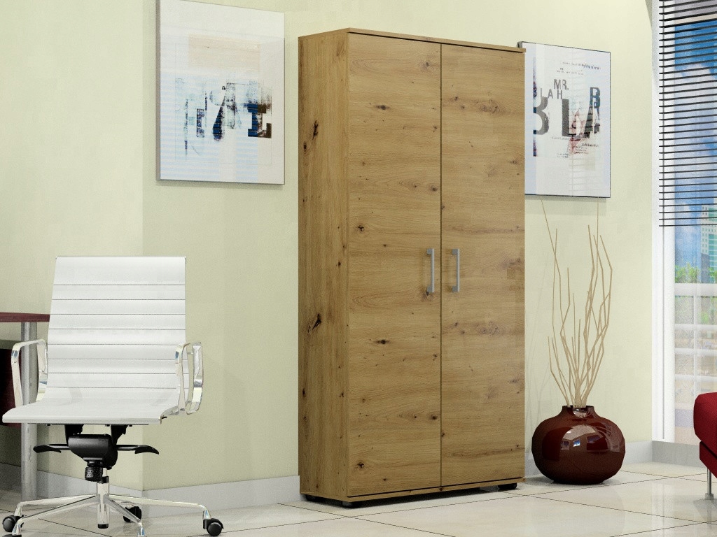 Szafa do Salonu 60 x 182 x 32 cm Dąb Artisan Wysokość mebla 182 cm