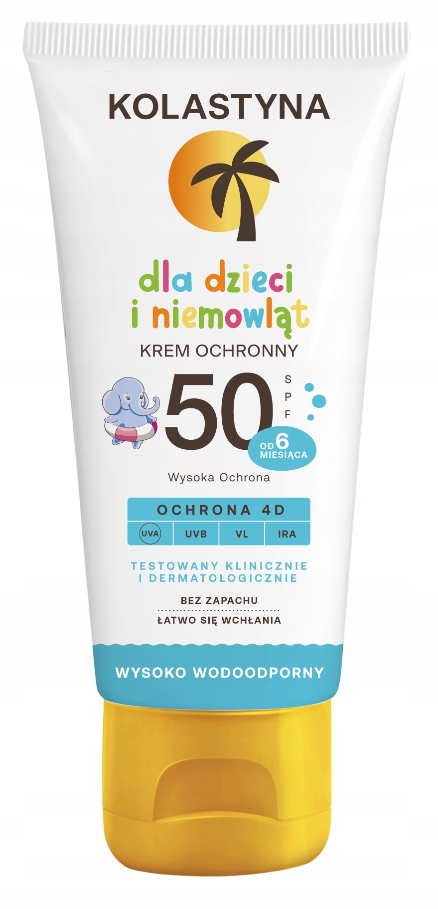 KREM OCHRONNY PRZECIWSŁONECZNY DLA DZIECI NIEMOWLĄT KOLASTYNA SPF 50 75ML