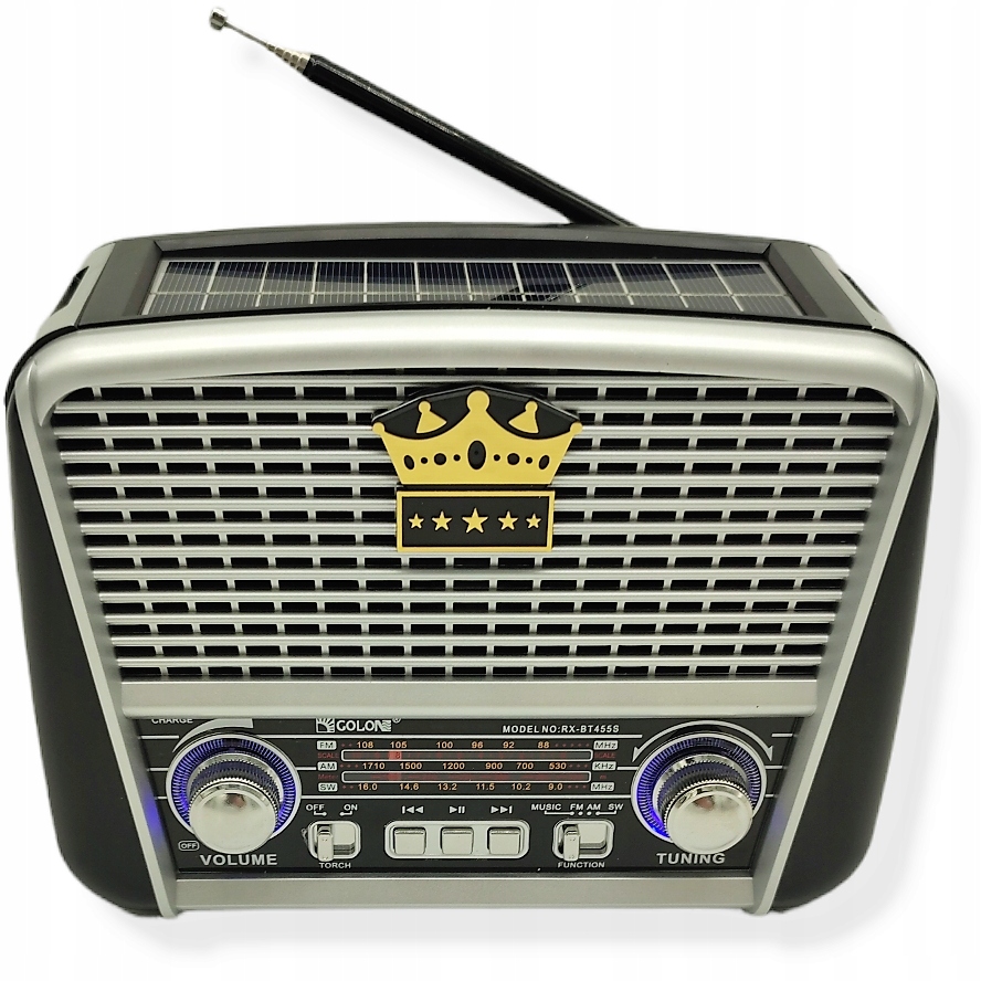 

Radio Fm Kuchenne Przenośne Usb Solarne Retro