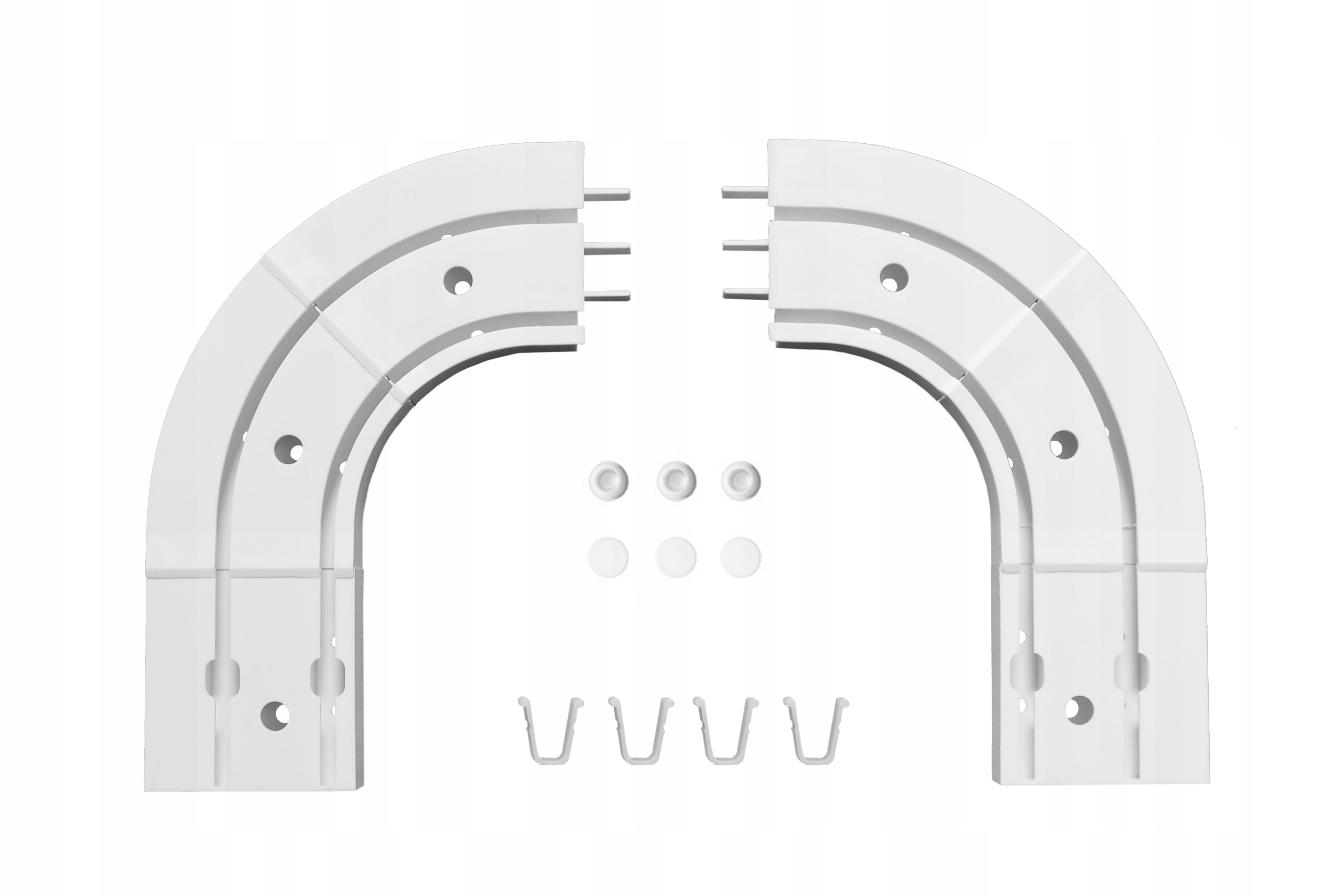 

Łuk Końcowy Szyna Sufitowa Dwutorowa Pcv Komplet
