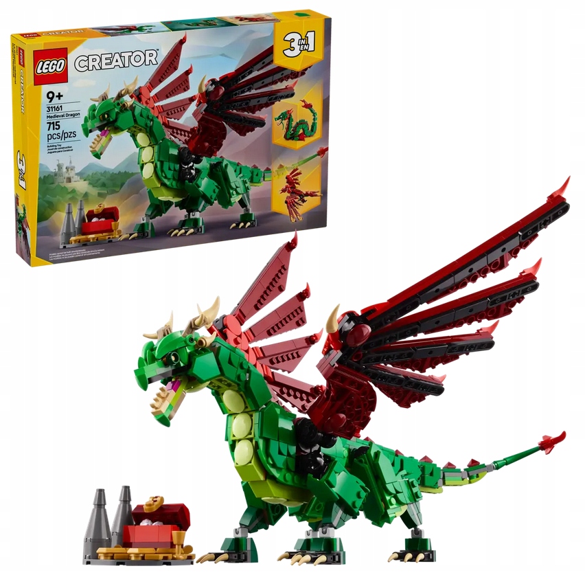 Lego 31161 Creator 3v1 Středověký drak