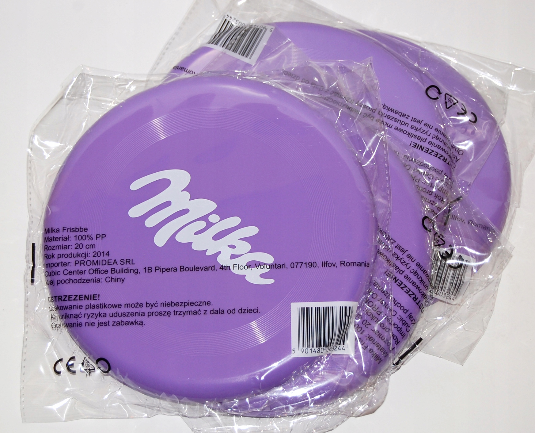 MILKA latający dysk FRISBEE kolekcjonerskie * NOWE Marka Milka