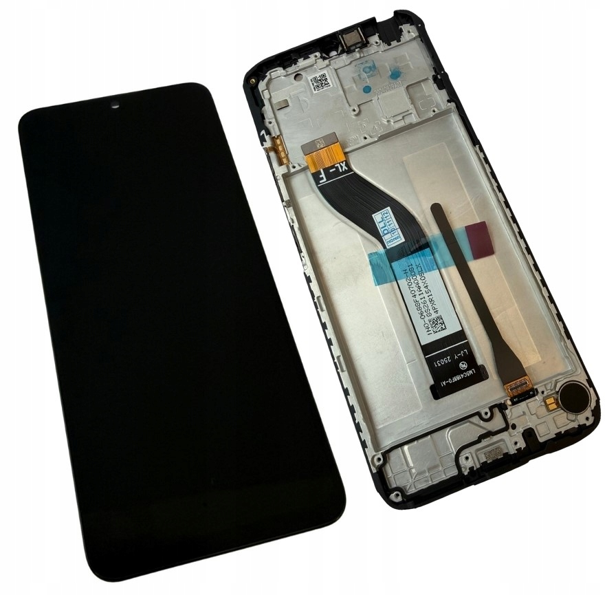 Hq LCD displej s rámečkem pro Xiaomi Redmi 14C 4G Poco C75, černý
