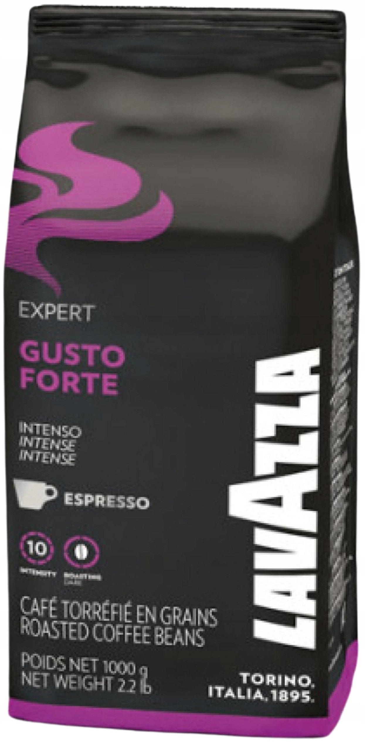 Levně Lavazza gusto forte vending zrnková 100% Robusta 1kg