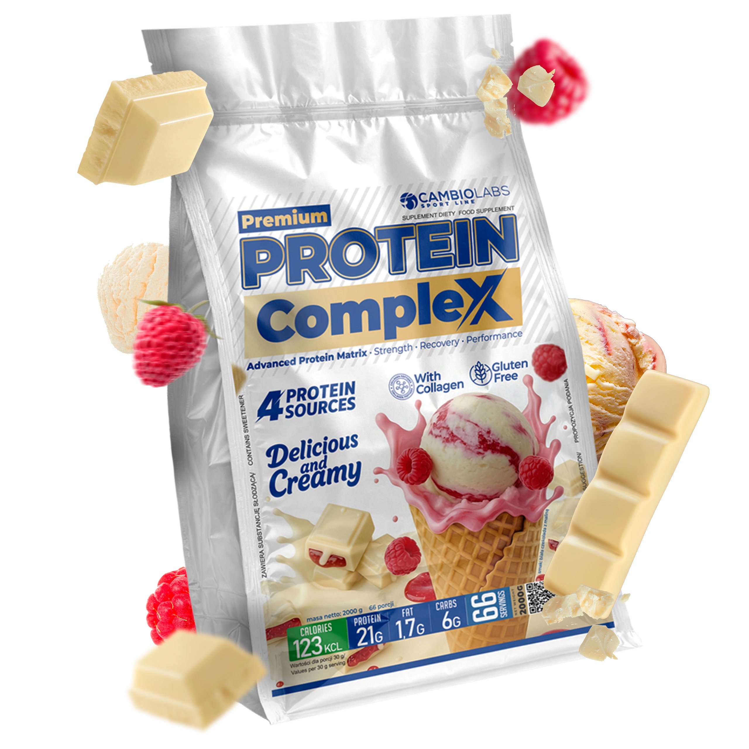 Syrovátkový protein směs Wpc doplněk stravy hovězí kolagen na klouby proteiny