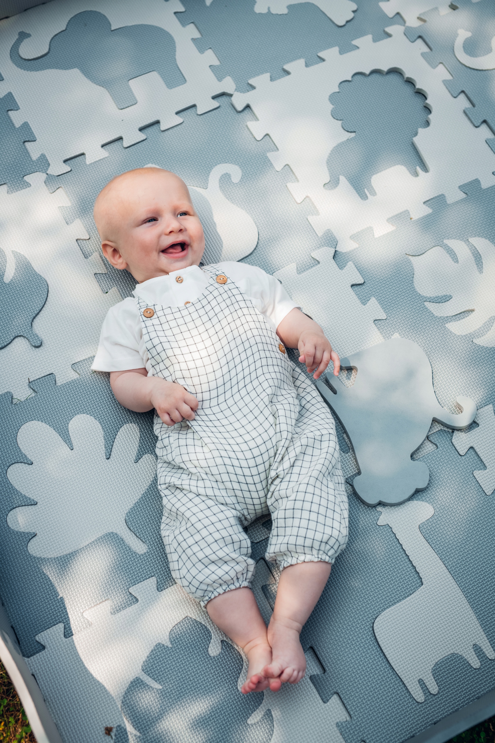 Duża mata piankowa puzzle 150x150cm XXL MoMi ZAWI Wysokość produktu 150 cm