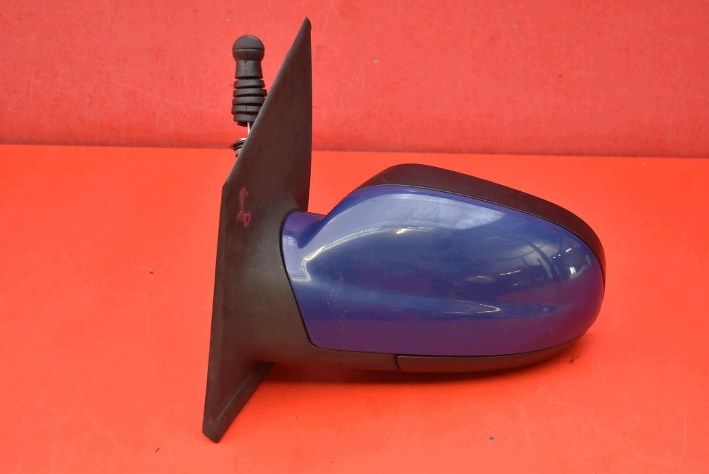 mirror left blue manually EU 024363 VW FOX LIFT 09-14