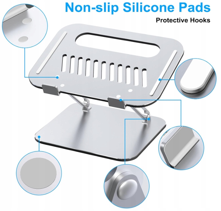 Stojak na tablet – aluminiowy stojak Funingeek Kod producenta PODSTAWKA ALUMINIOWA POD LAPTOPA TABLET BIURO