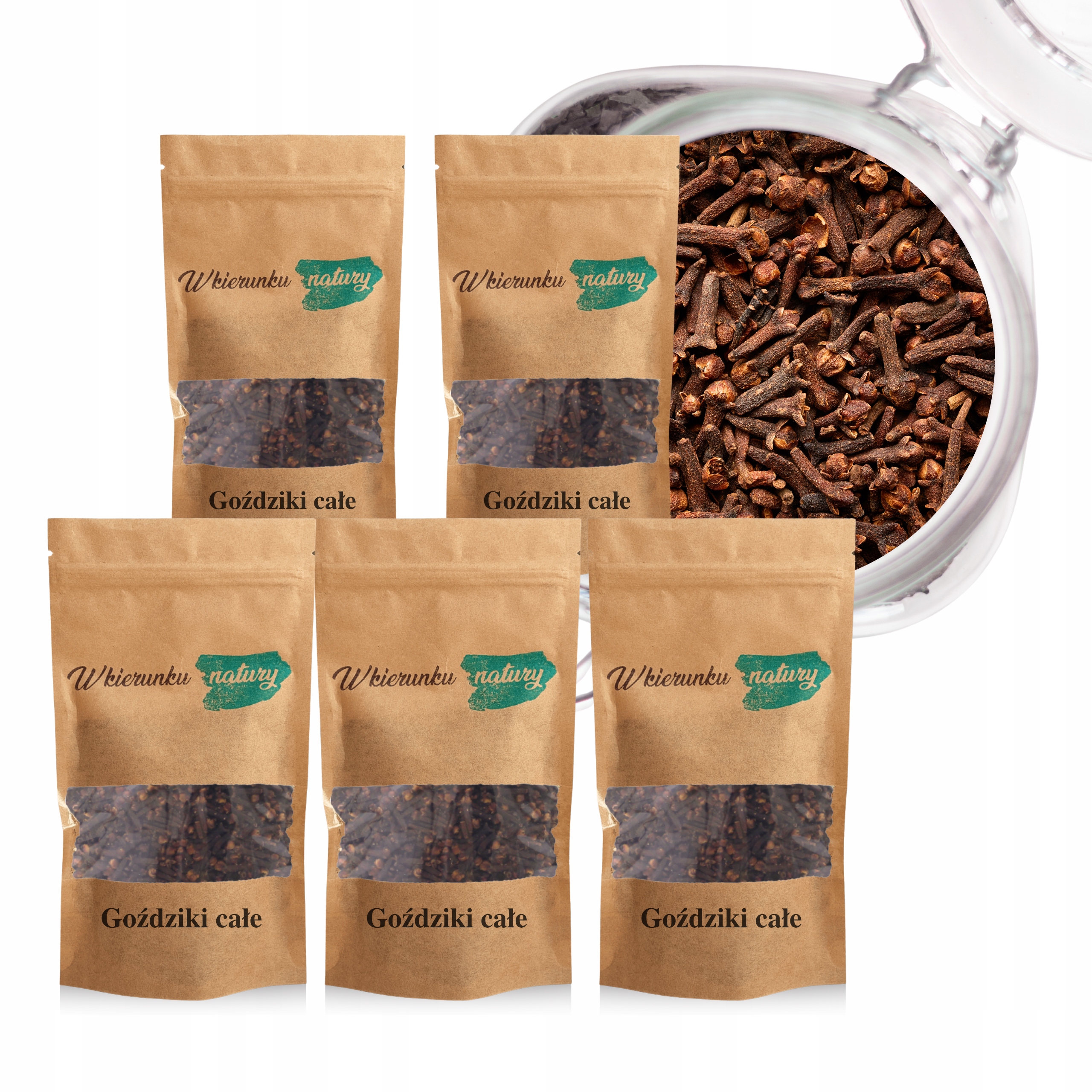 Levně Hřebíček celý 5×100 g – přírodní aromatické koření W Kierunku Natury