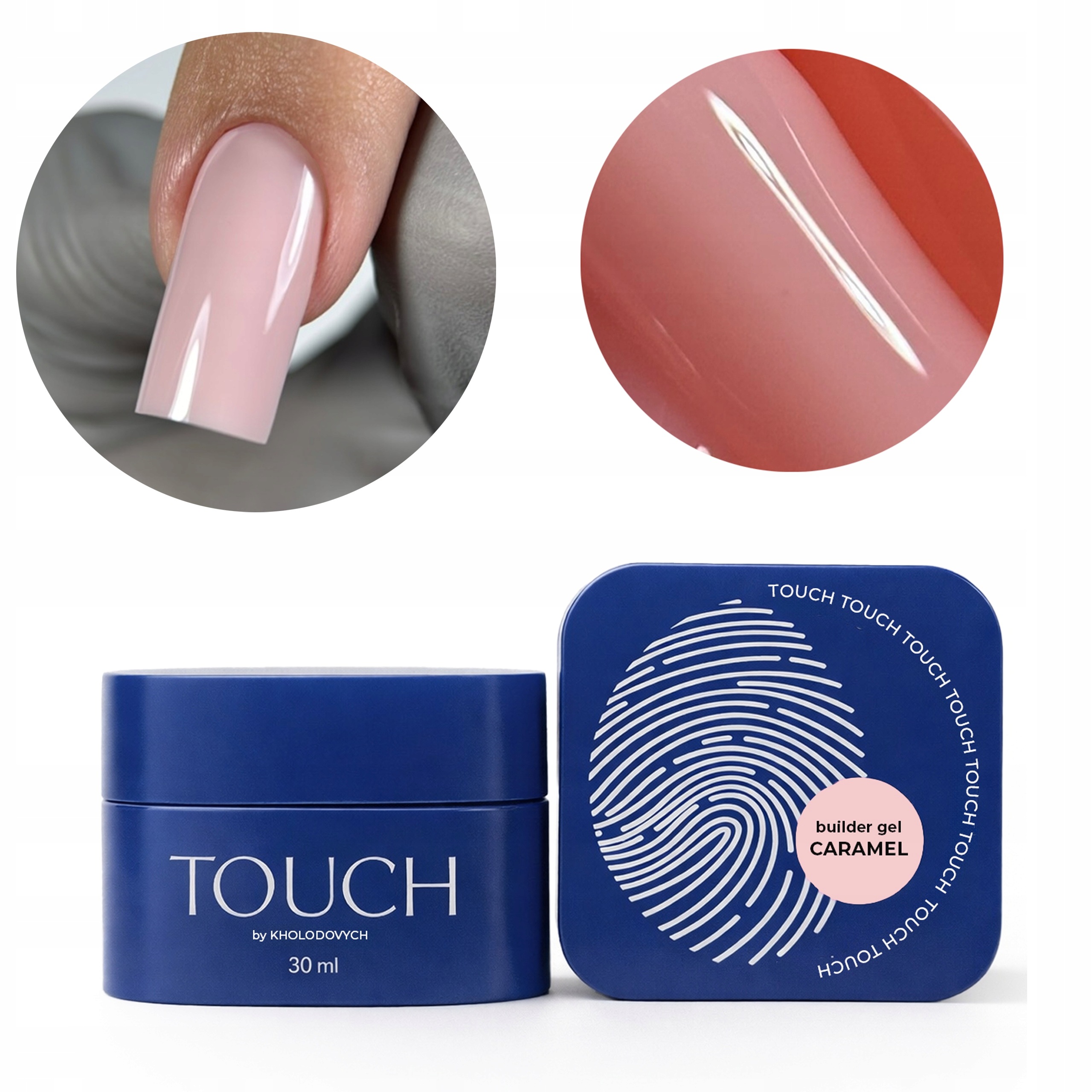 Stavební Gel Pro Prodloužení Builder Gel Caramel Touch 30 ML
