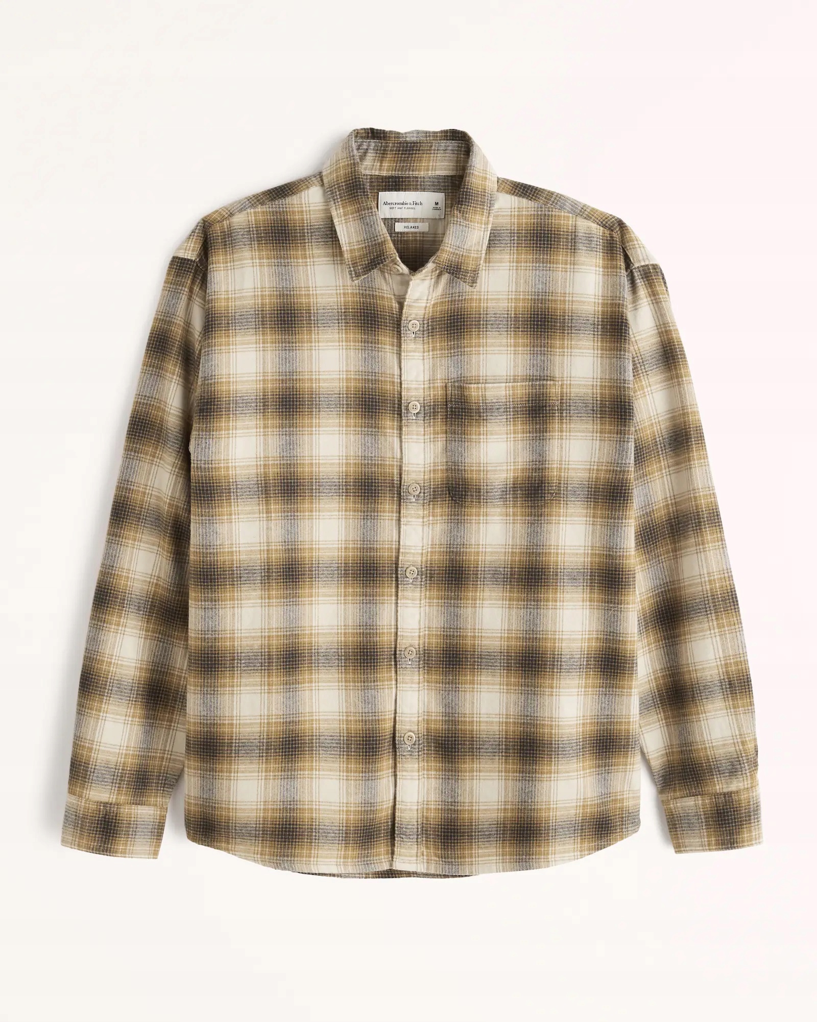 

A&f Lata 90-te Zrelaksowana flanela XXL