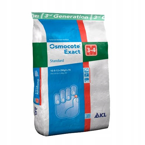 ICL Osmocote Exact Standard 3-4M 16-9-12 25kg