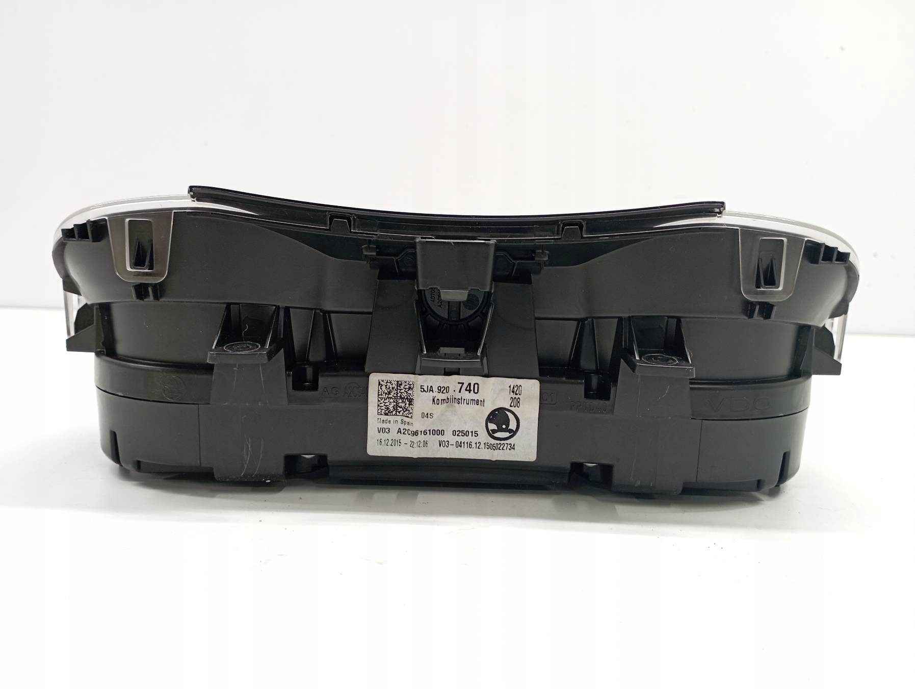 dials EU 5JA920740 1.2 B Skoda Rapid and (2012-2019)