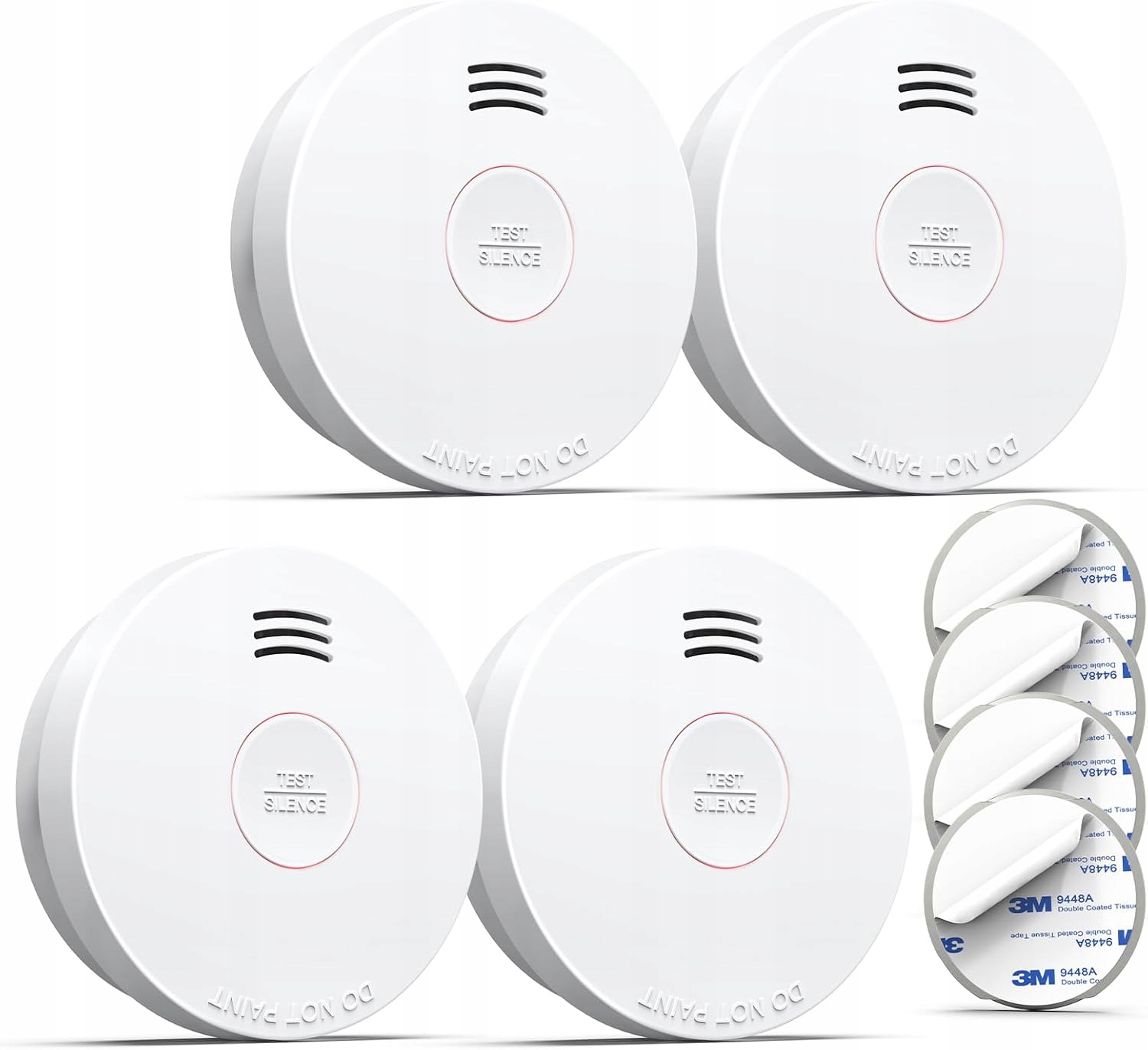 Senzor Dymu Putogesafe 206C 4 Ks Bezdrôtový Požiarny Alarm