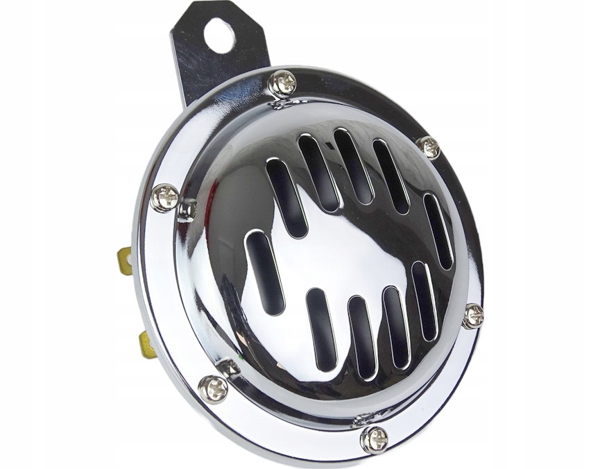 

Klakson Sygnał Dźwiękowy 12V Chrom Wsk Jawa Shl