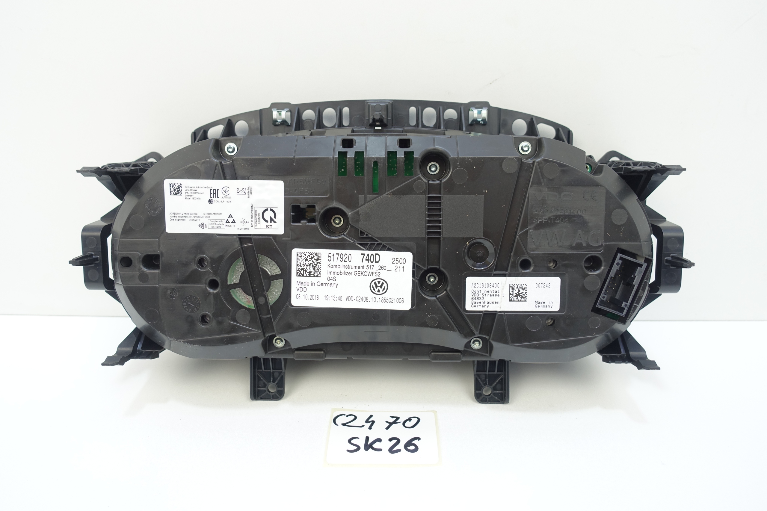dials dials VW SPORTSVAN 517 10550KM 517920750D