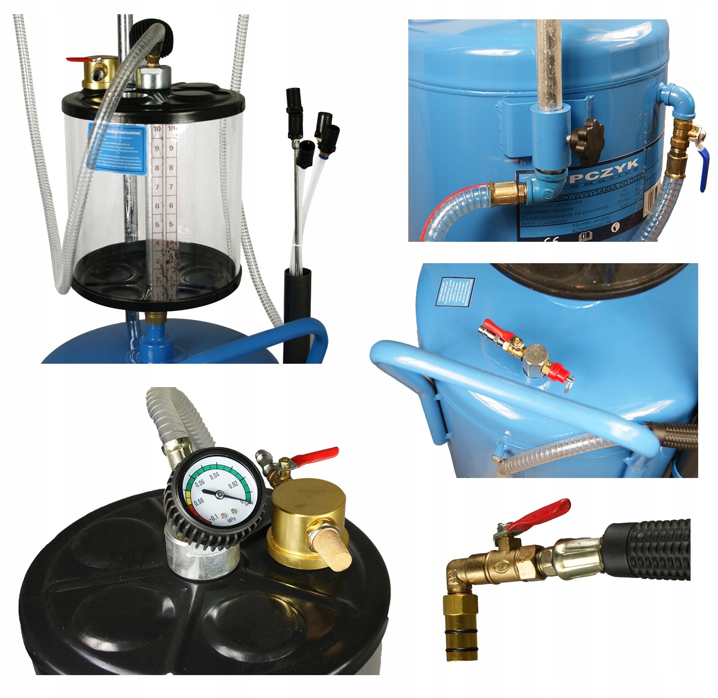 KZW-80 Zlewarko Wysysarka Odsysarka Zlewarka Oleju 80l mobilna Kupczyk Kod producenta KZW-80