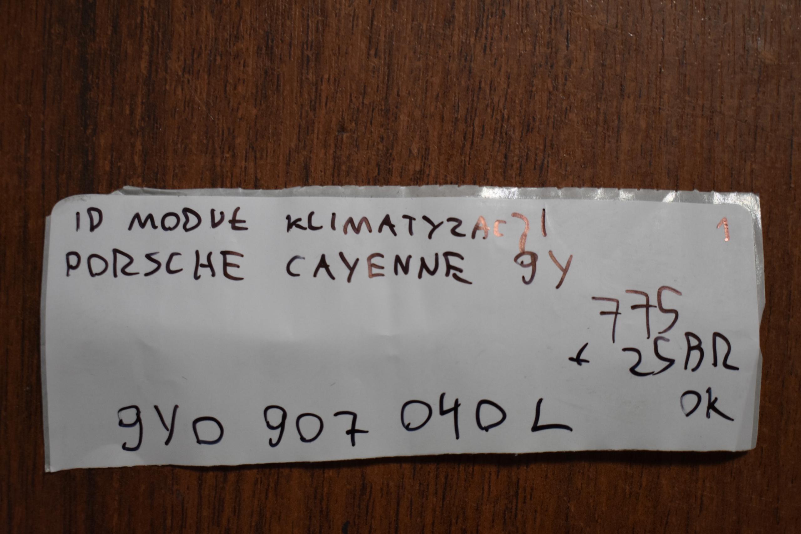 IDEALNY modul klimatizaci PORSCHE CAYENNE 9Y 1