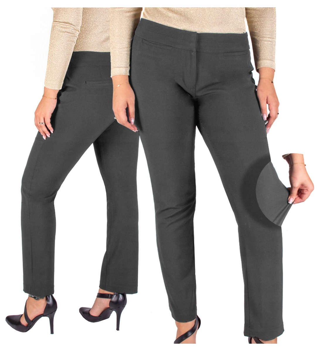 Firi elegantní dámské kalhoty Velké Velikosti s vysokým pasem 50 /31