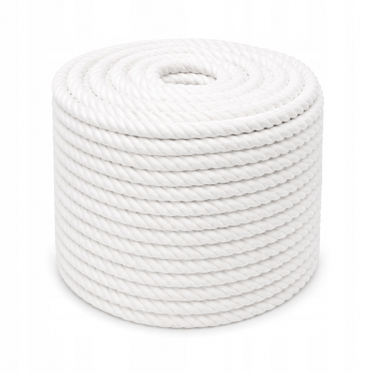 Bavlněné lano bílé 18 mm 20 m zábradlí schody mezipatře Diy