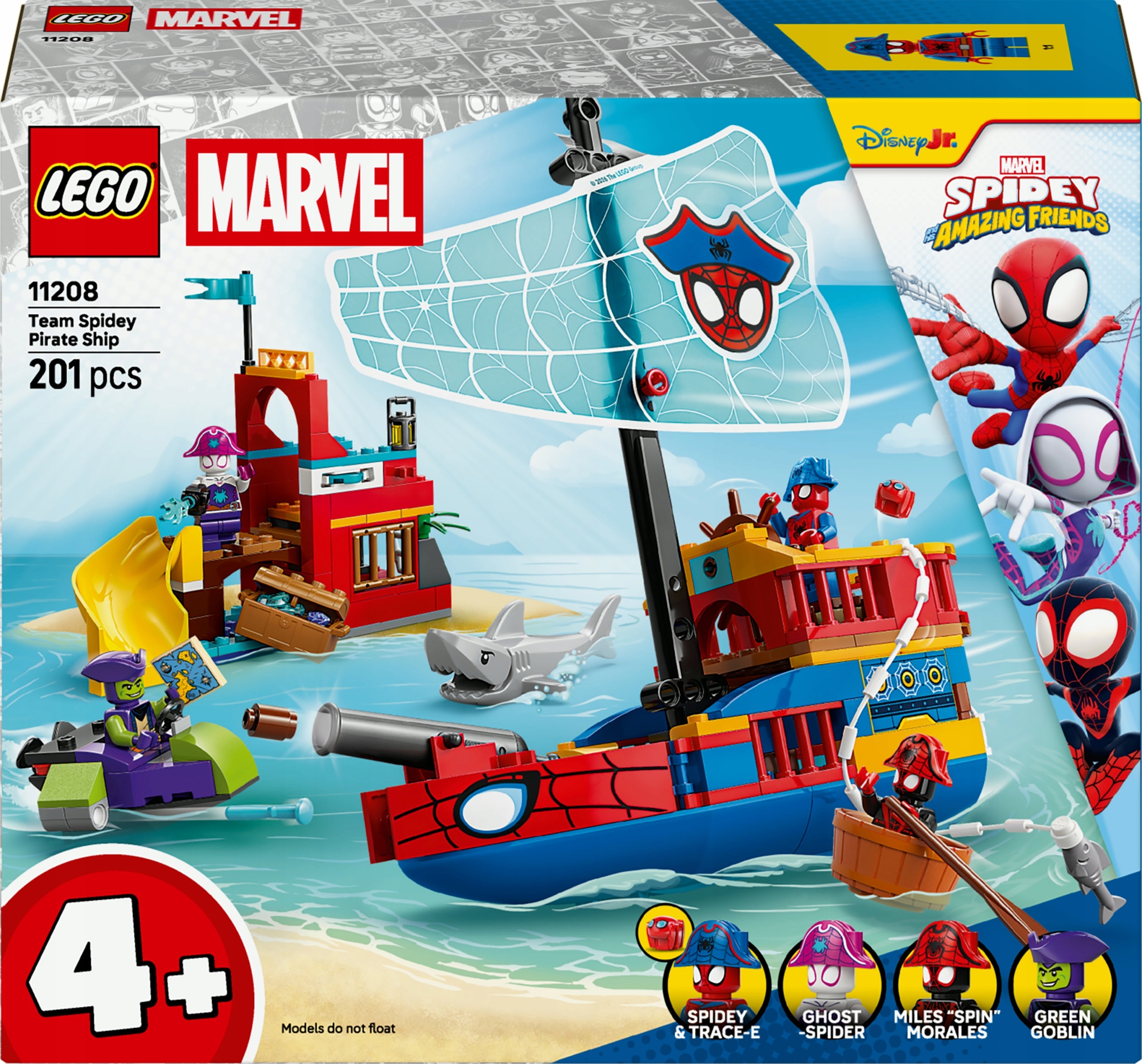 LEGO | Marvel Statek piracki drużyny Spidey'ego 11208