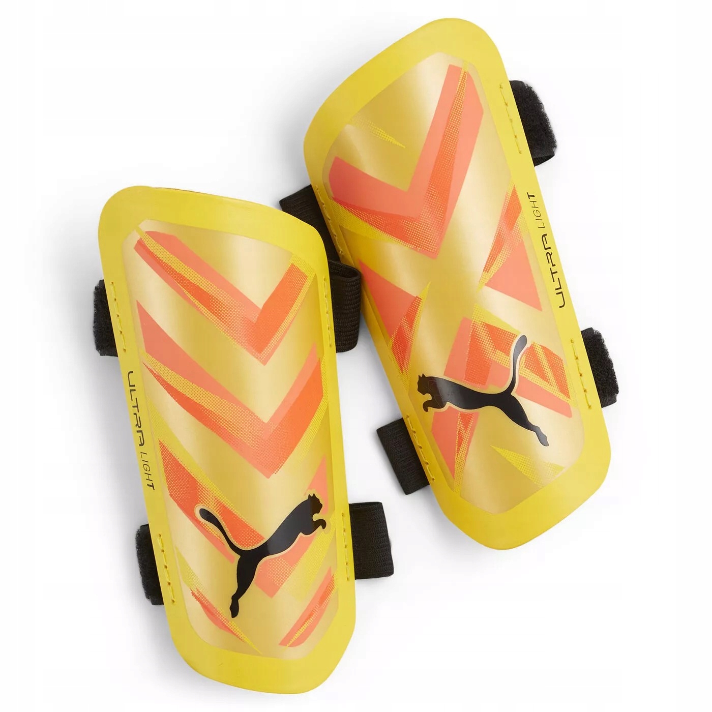 Puma Ochraniacze Pomarańczowo-Czarne Ultra Light Strap 03087509 L