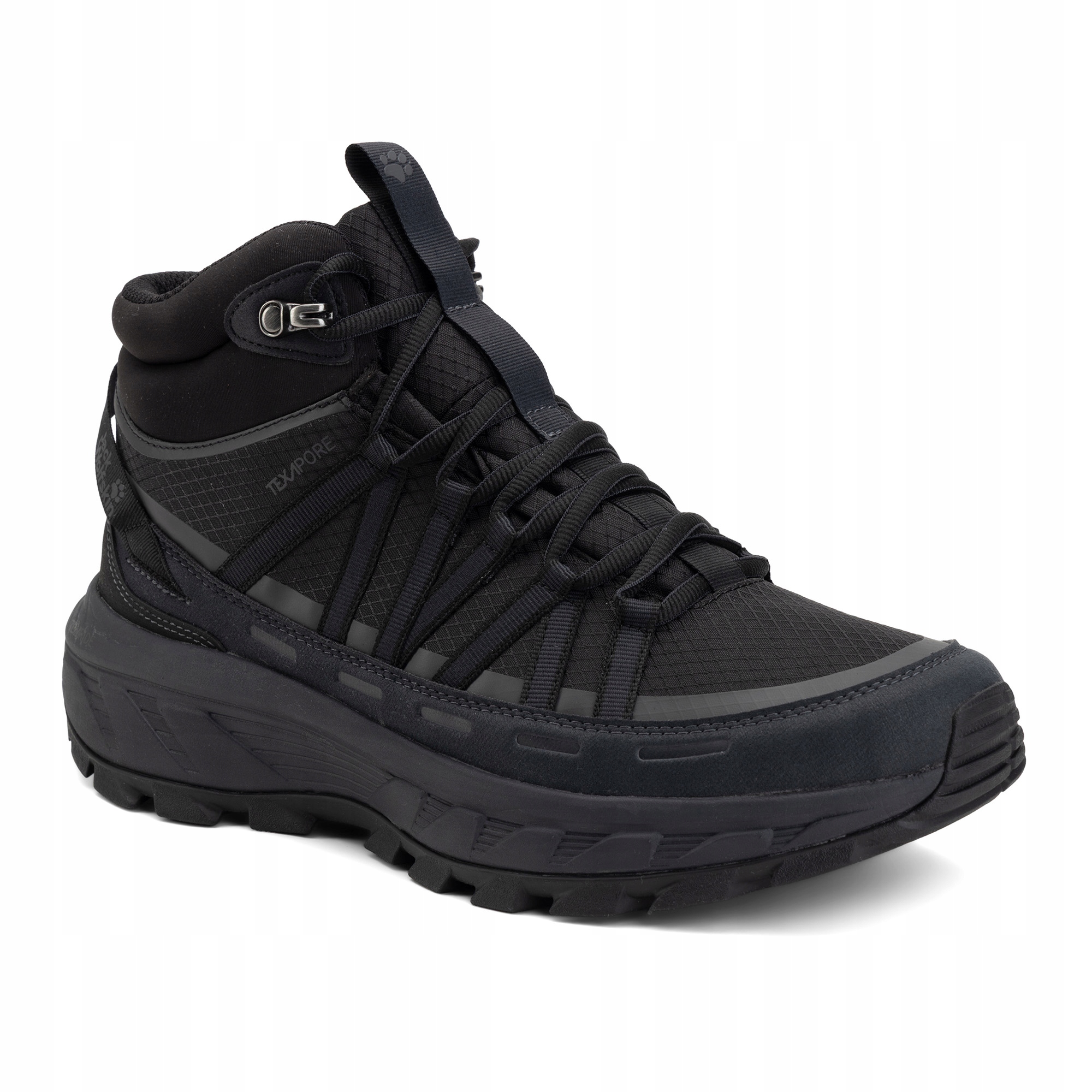Buty turystyczne męskie Jack Wolfskin Wild Hike Texapore Mid black