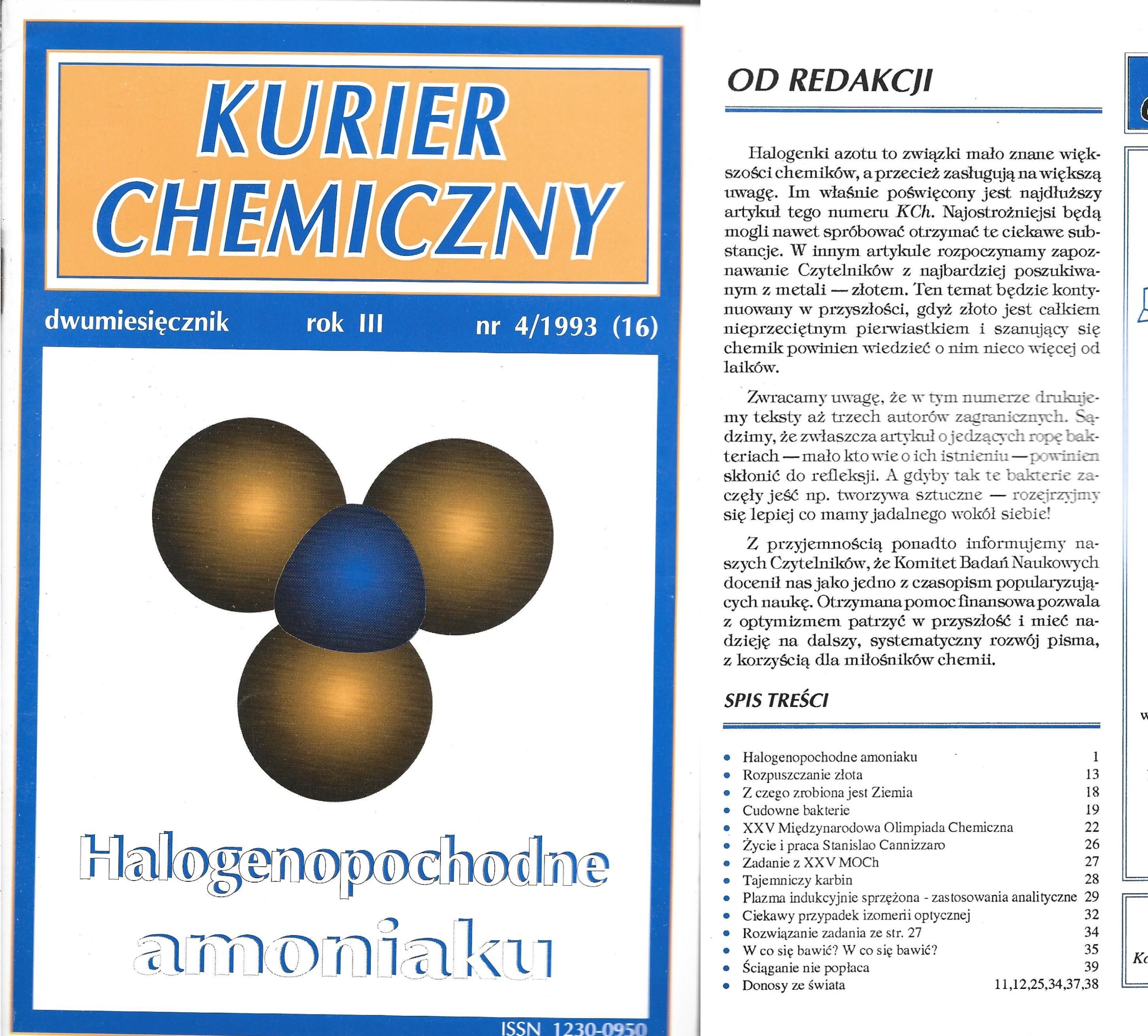 KURIER CHEMICZNY 4/1993