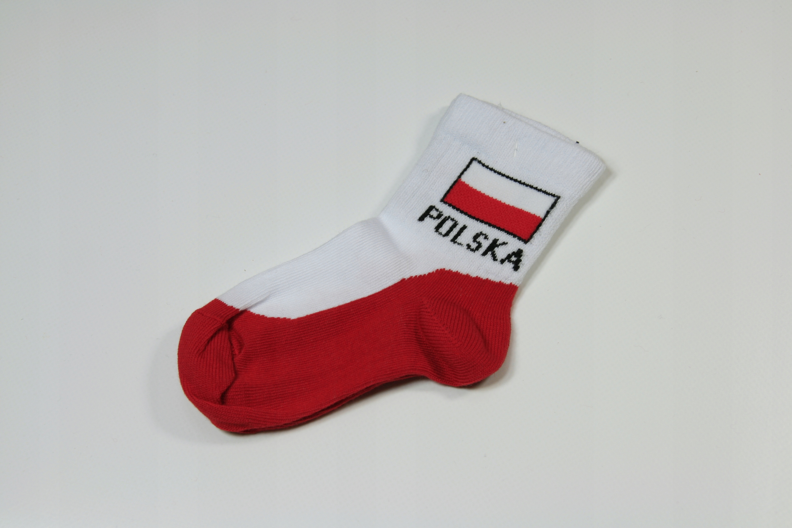 Skarpetki kibica dziecięce Polska-L