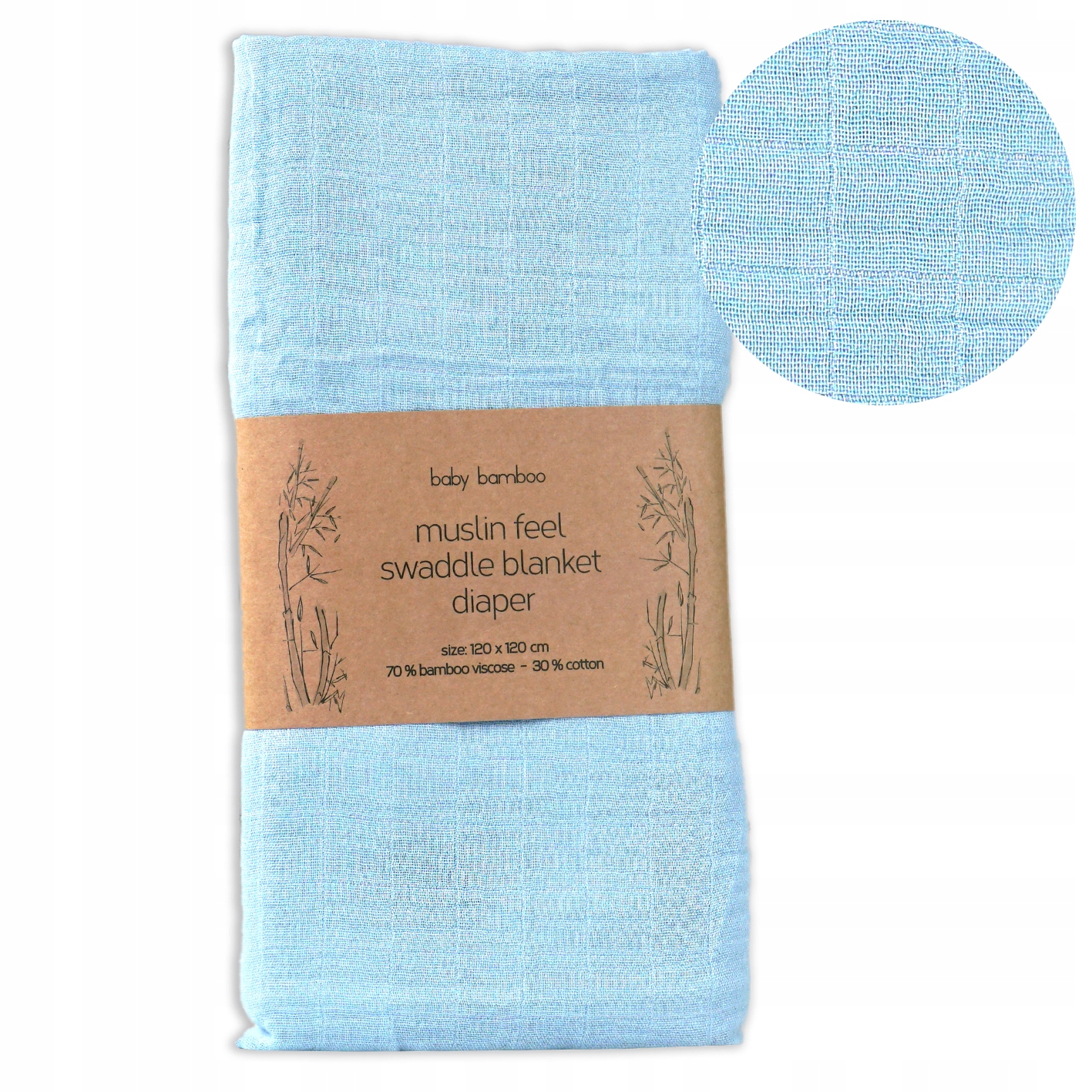 

Kocyk Na Upały Pielucha Bambusowa Otulacz 120x120