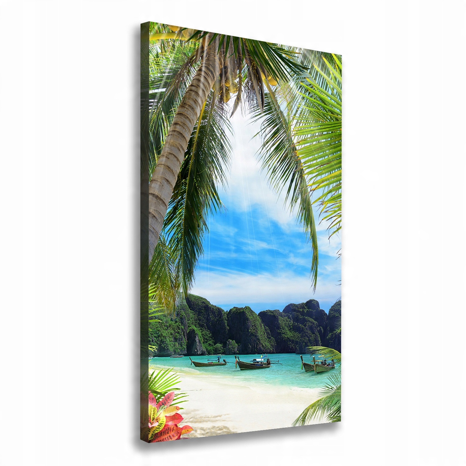 

Foto obraz na płótnie Tropikalna plaża 50x100 cm
