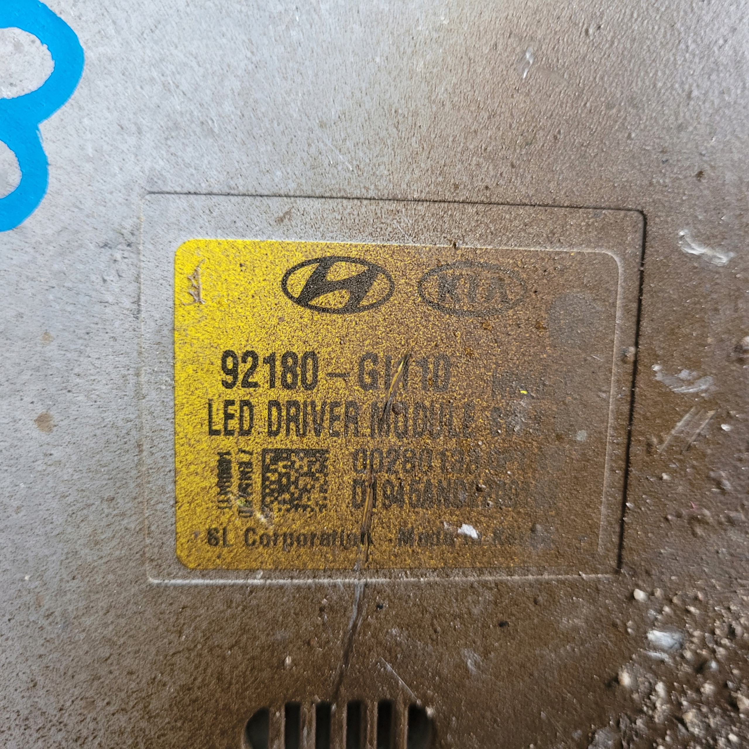 module LED lights front HYUNDAI 92180-gI110