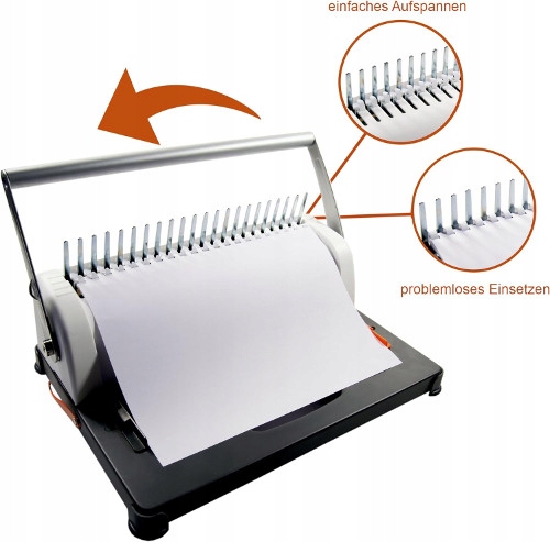 Profesjonalna szwajcarska bindownica Pech PB200-30 / 350 kartek + dziurkacz Stan opakowania oryginalne