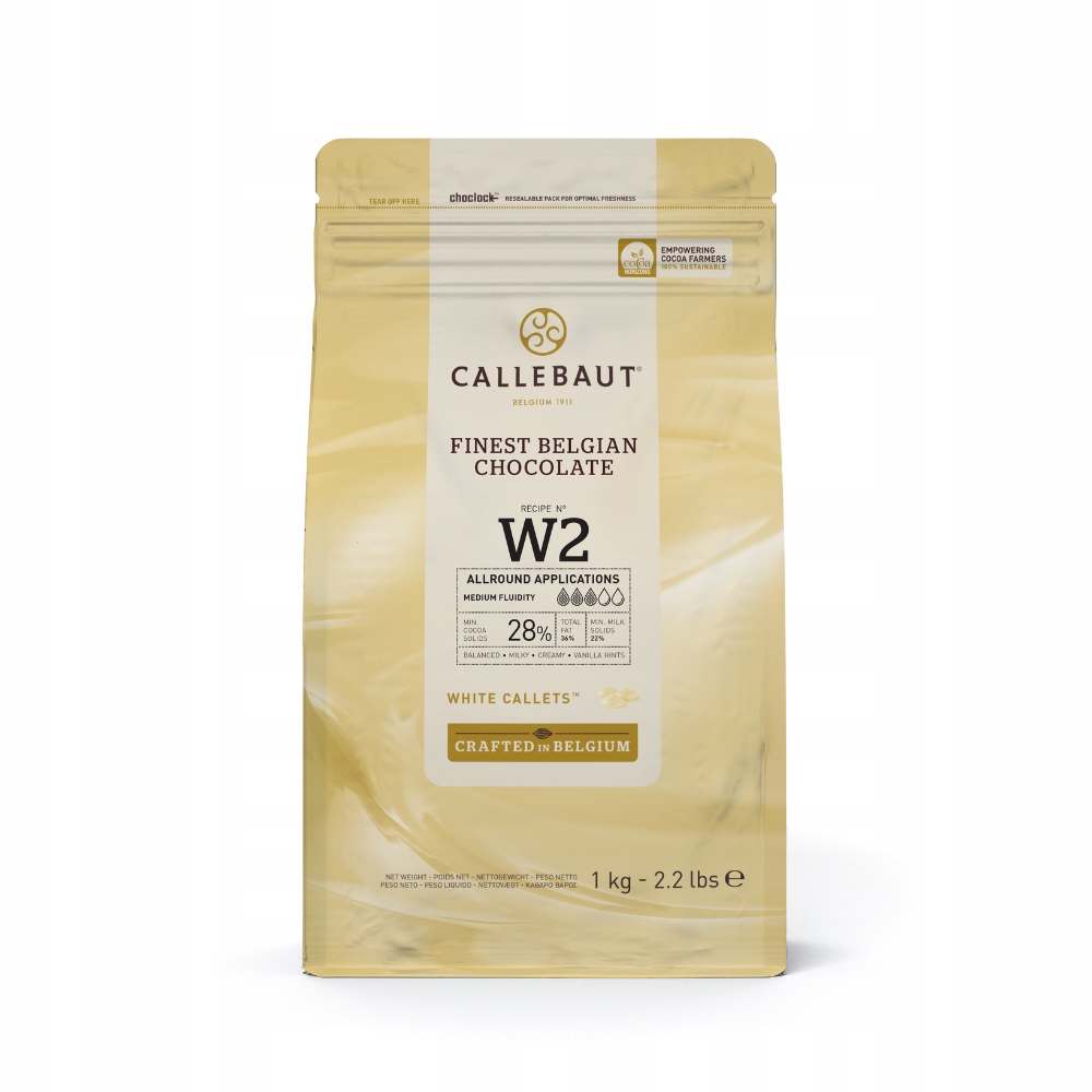 Callebaut czekolada biała 28% W2 1kg